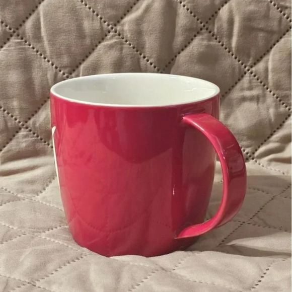 2011 Starbucks Partridge Christmas Mug Red White Coffee Hot Cocoa New Bone China - Picture 6 of 9